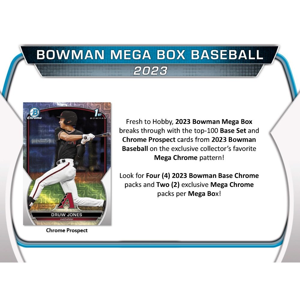 2023 Bowman Baseball Mega 40Box Case Steel City Collectibles