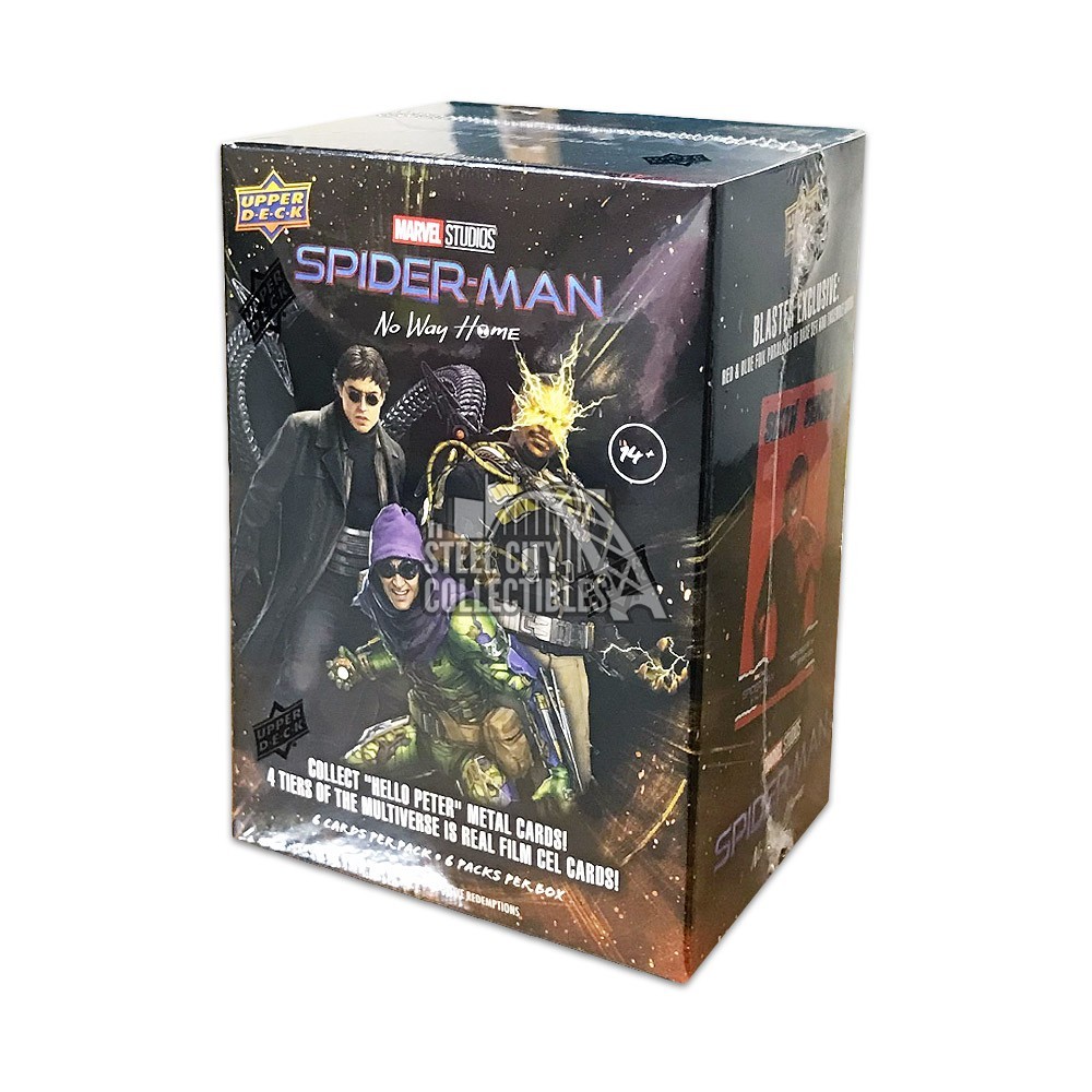 2023 Upper Deck Spider-Man No Way Home 6-Pack Blaster Box