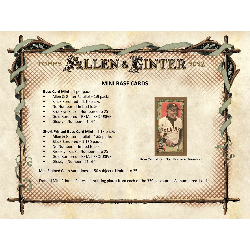 2021 Topps Allen & Ginter Baseball 24 Pack Retail 8 Box Case