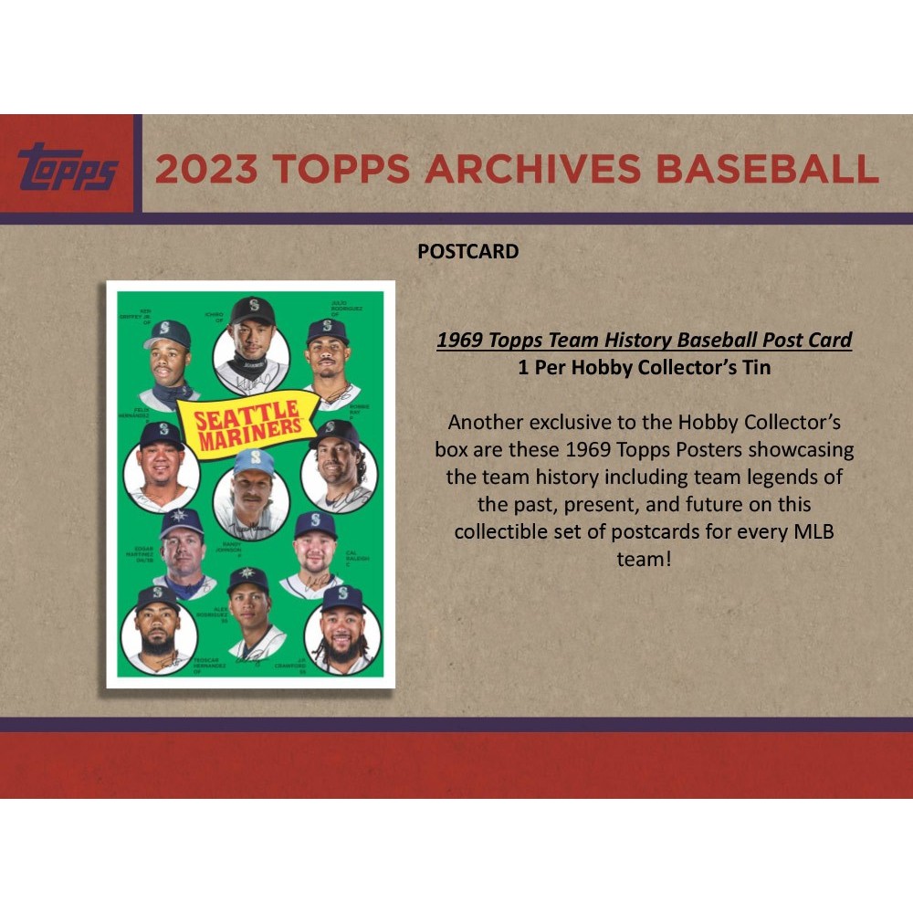 2023 Topps Archives Baseball Hobby Collector 10-Box Case Random 2