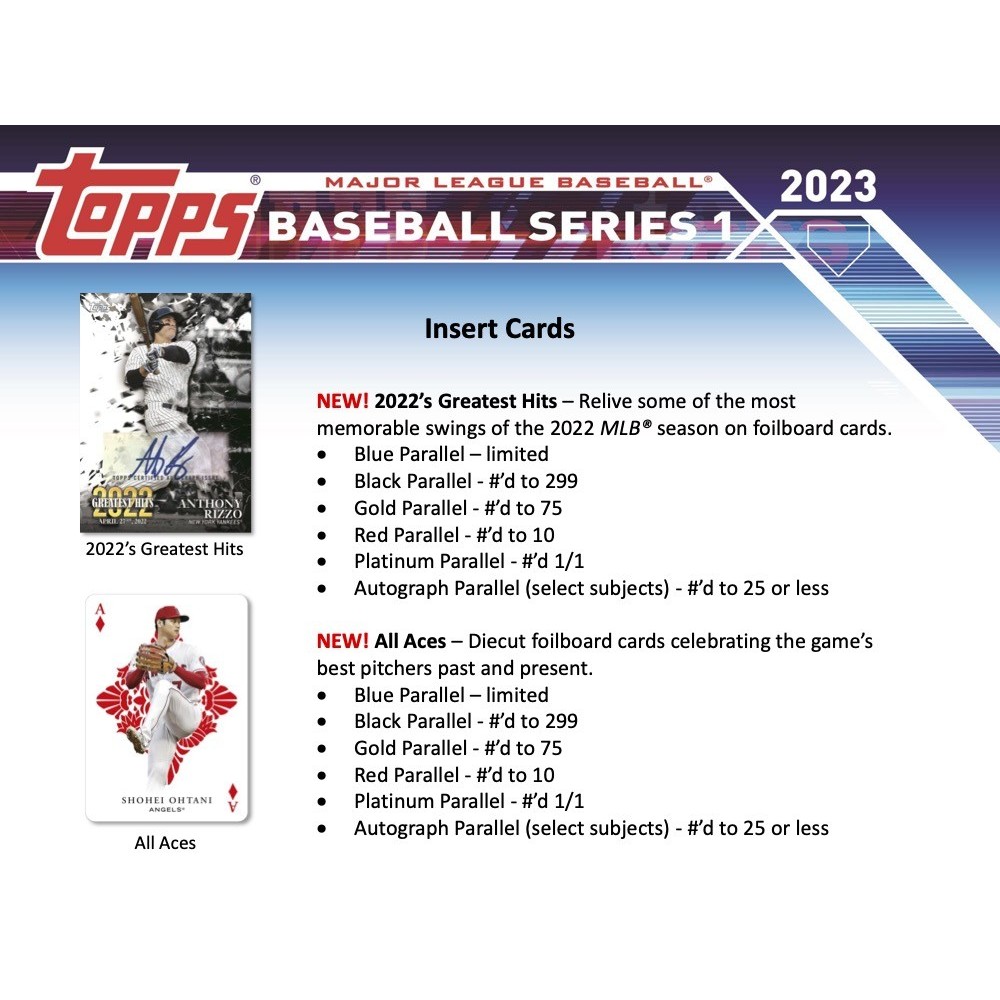 2023 Topps Series 1 Baseball Hobby Box | Steel City Collectibles