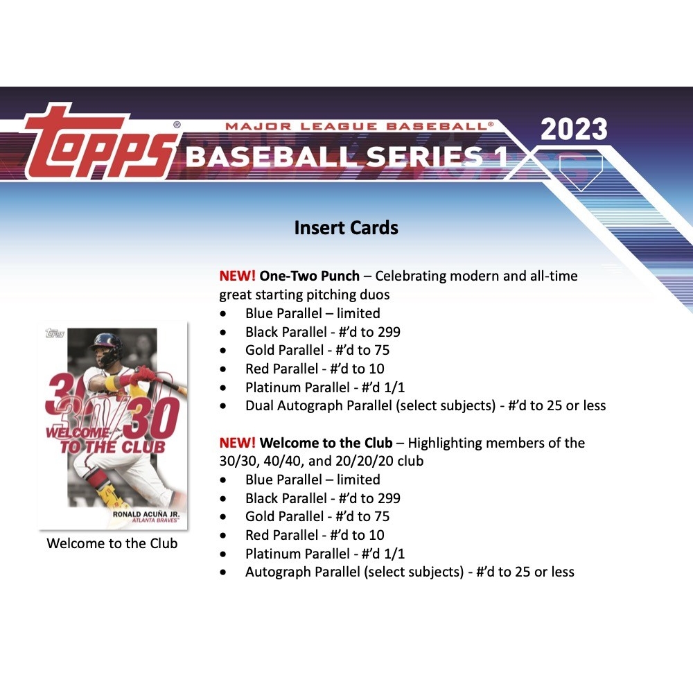 Topps 2023 Baseball Series 1 Value Box, 7 pk.