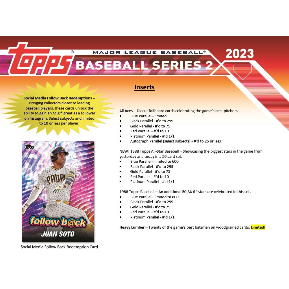 2023 Topps MLB Series 1 Baseball Trading Card Giant Box