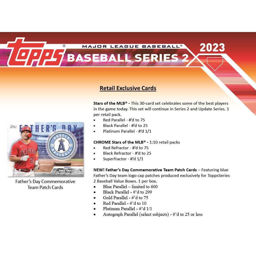 2023 Topps Series 2 Baseball Hanger Box | Steel City Collectibles