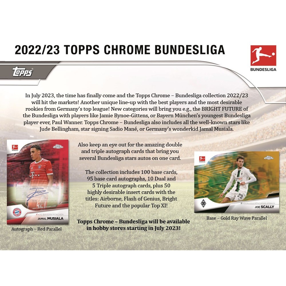 2022-23 Topps Chrome UEFA Club Competitions Checklist and Review