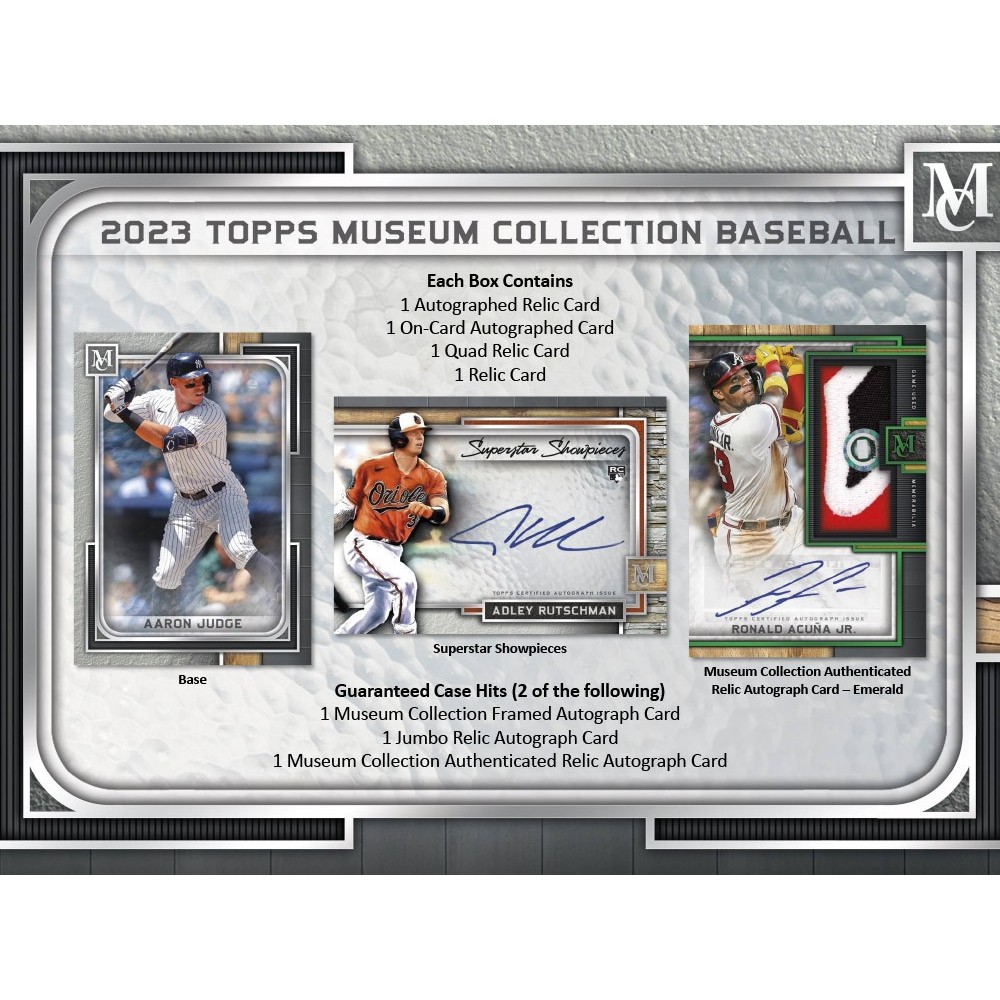 2023 Topps Museum Collection Baseball Hobby Box | Steel City ...