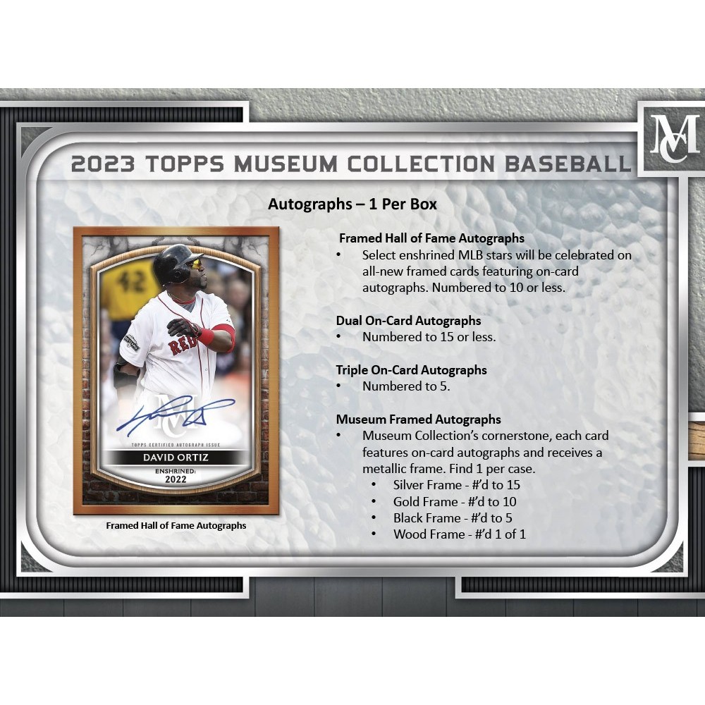 2023 Topps Museum Collection Baseball Hobby 12-Box Case