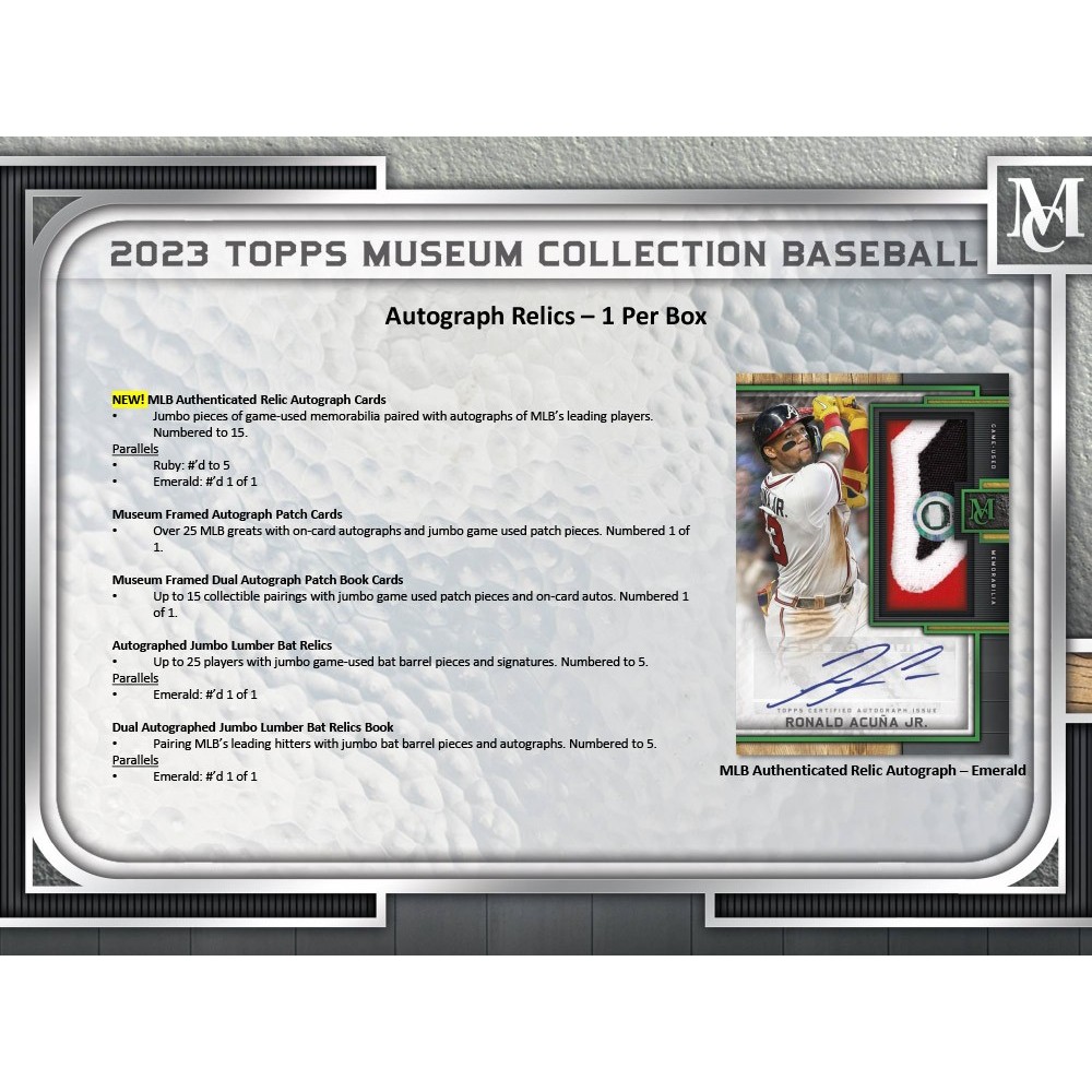 2023 Topps Museum Collection Baseball Hobby Box | Steel City 