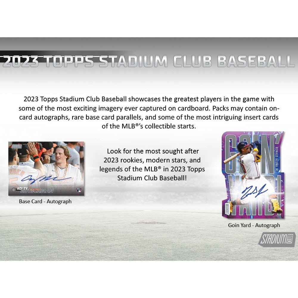 Buzz Break: 2022 Topps Stadium Club MLB cards (blaster box