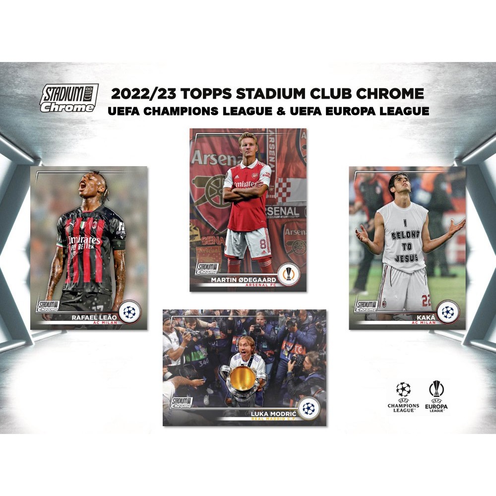 2022-23 Topps Stadium Club Chrome UEFA Club Competitions Hobby Box