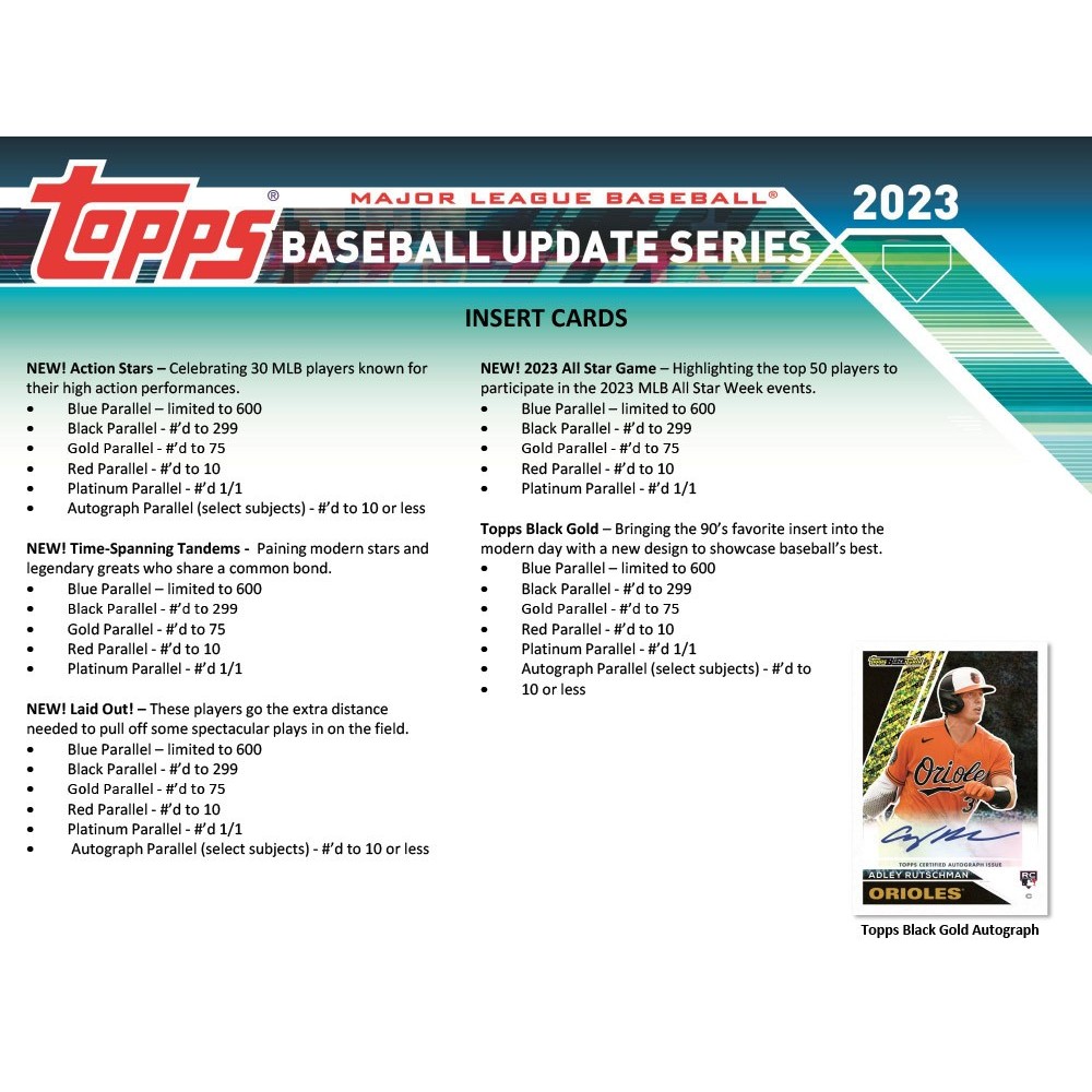 2023 Topps Update Series Baseball Hobby Jumbo 6-Box Case | Steel