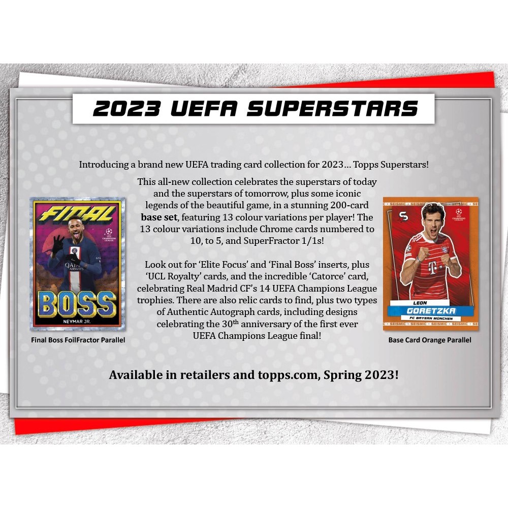 Topps Superstars Football HANGER PACKS Packets Trading Card Game