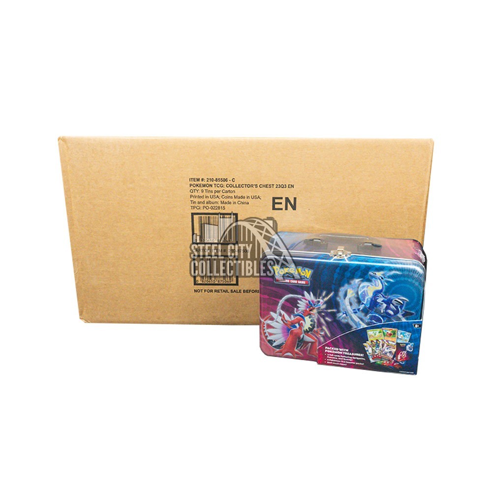 Pokemon Collector Chest (Summer 2023 Edition) 9-Tin Case