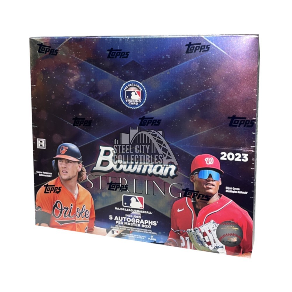2023 Bowman Sterling Baseball Hobby Box Steel City Collectibles
