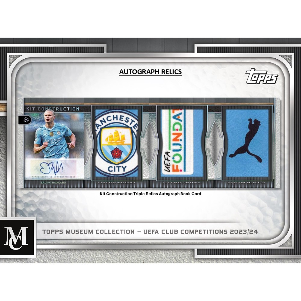 2023-24 Topps Museum Collection UEFA Champions League Soccer Hobby 