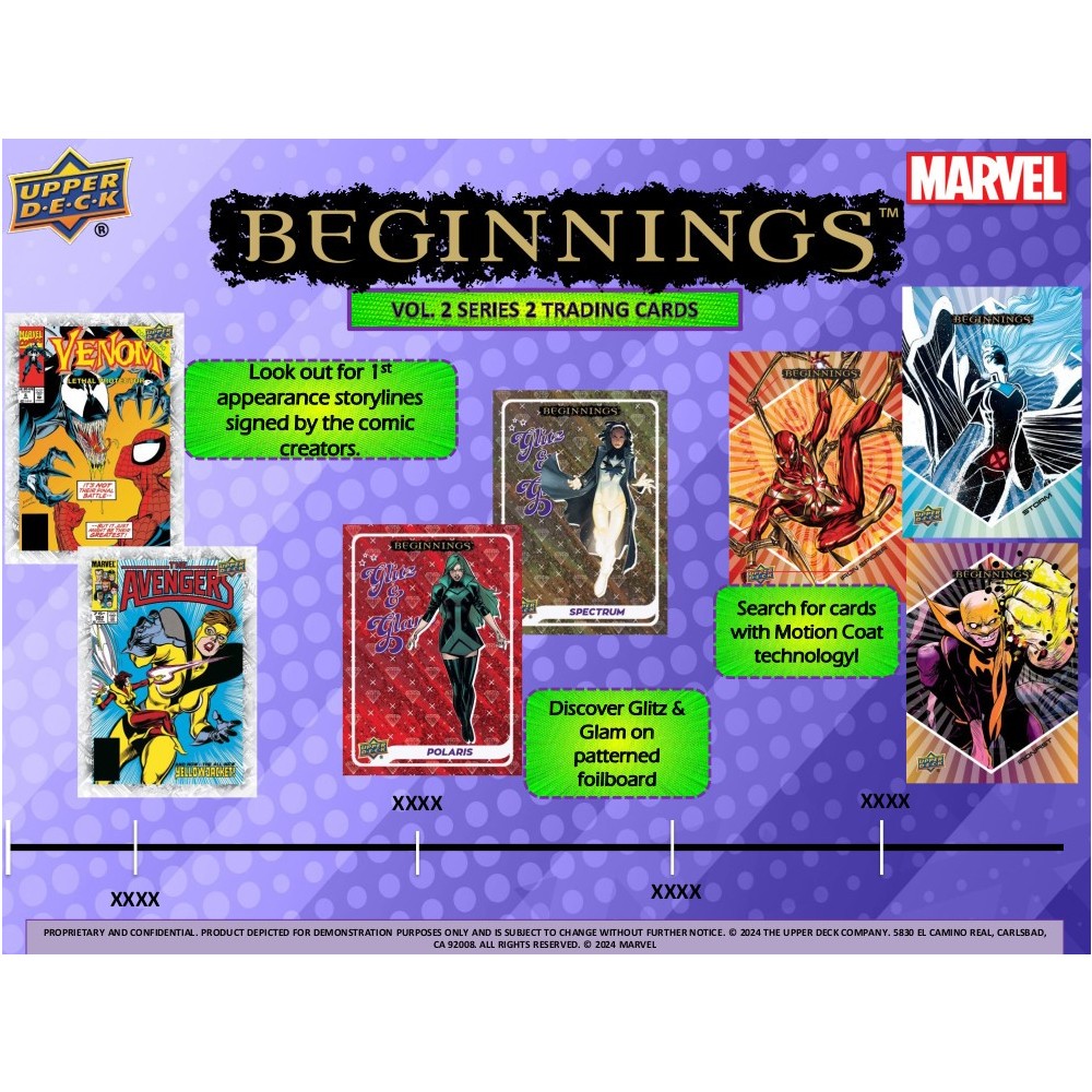 2024 Upper Deck Marvel Beginnings: Volume 2 Series 2 Hobby Box