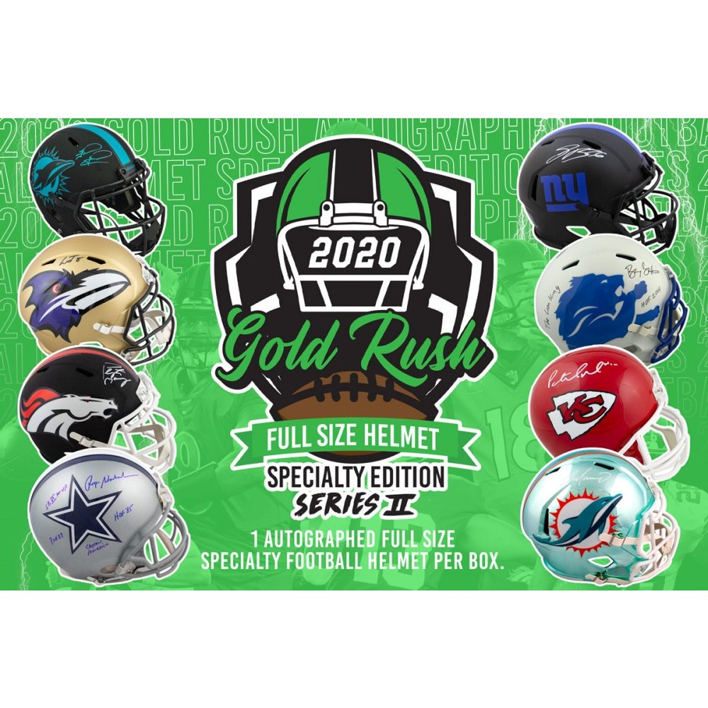 2020 gold rush full size helmet