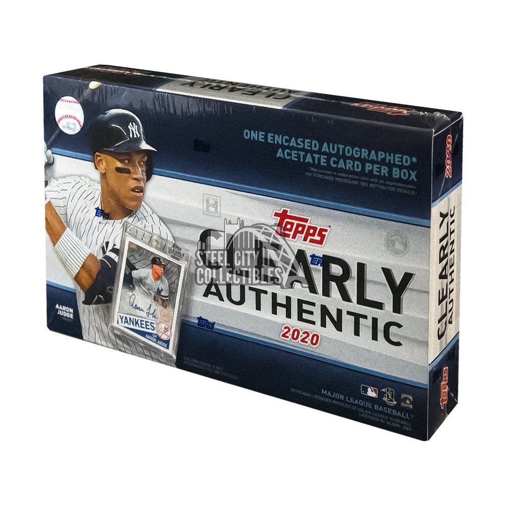 2021 Topps Clearly Authentic Baseball Hobby 20-Box Case with