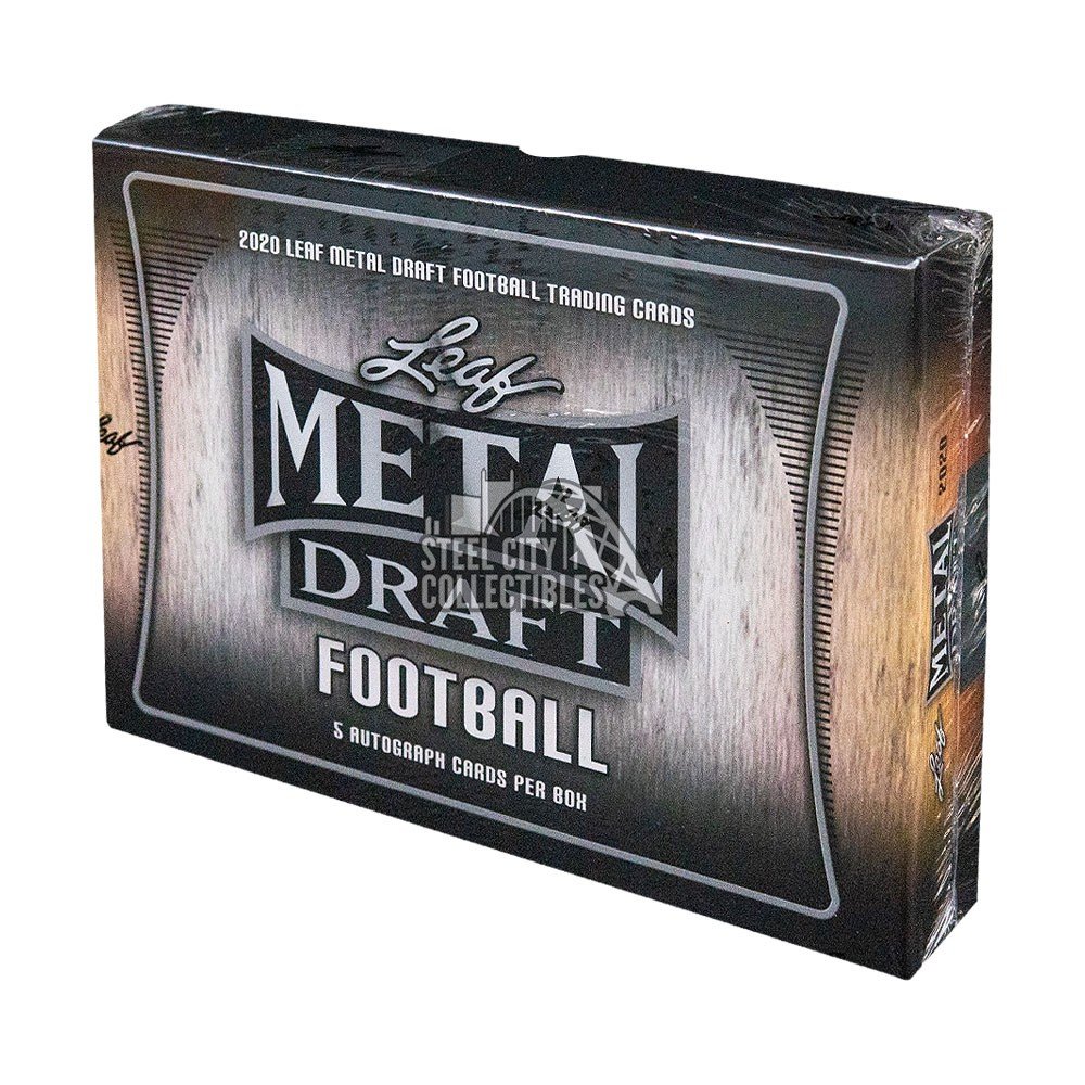 2020 Leaf Metal Draft Football Hobby Box