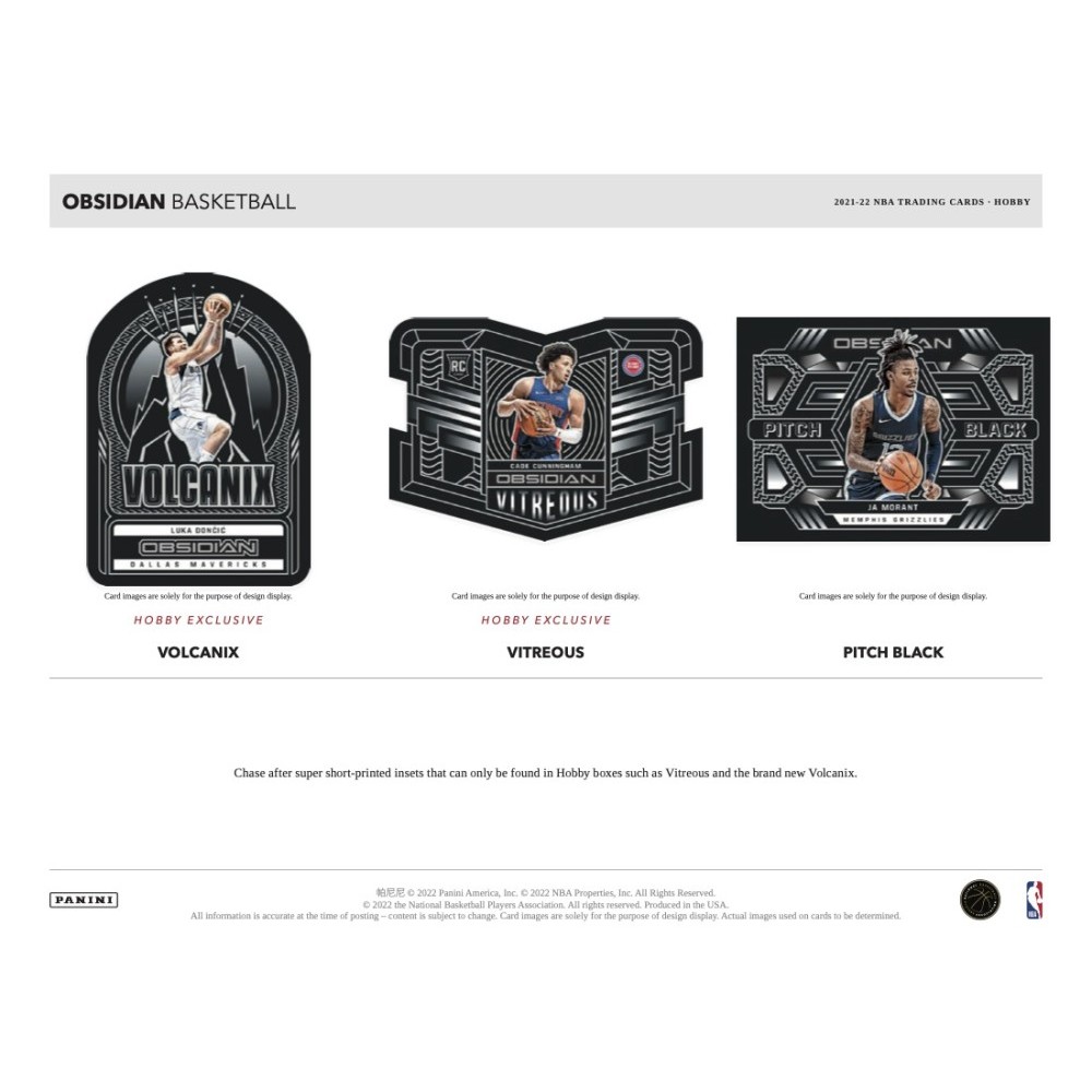 2022-23 Panini Obsidian NBA Trading Card Box (Hobby)