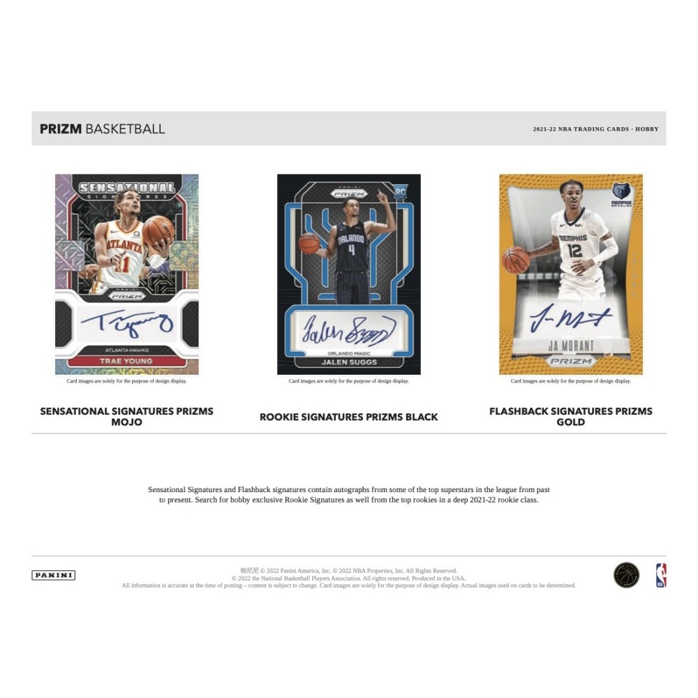 2021-22 Panni Nba Prizm Basketball Trading Card Factory Set : Target