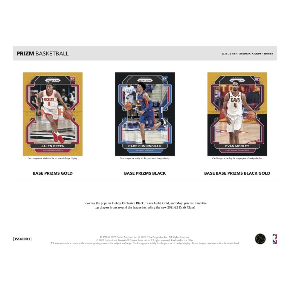 2021-22 Panini Prizm Basketball Hobby Box | Steel City Collectibles