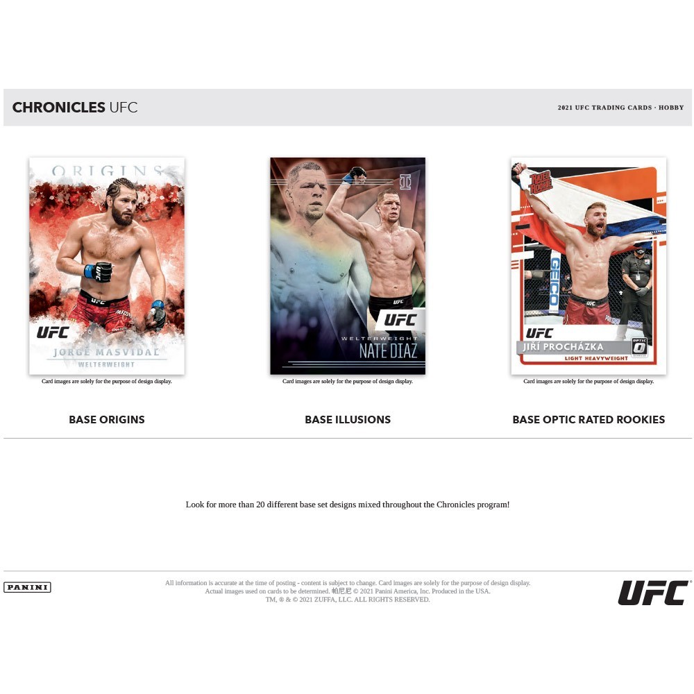 2021 Panini Chronicles UFC Hobby Box | Steel City Collectibles