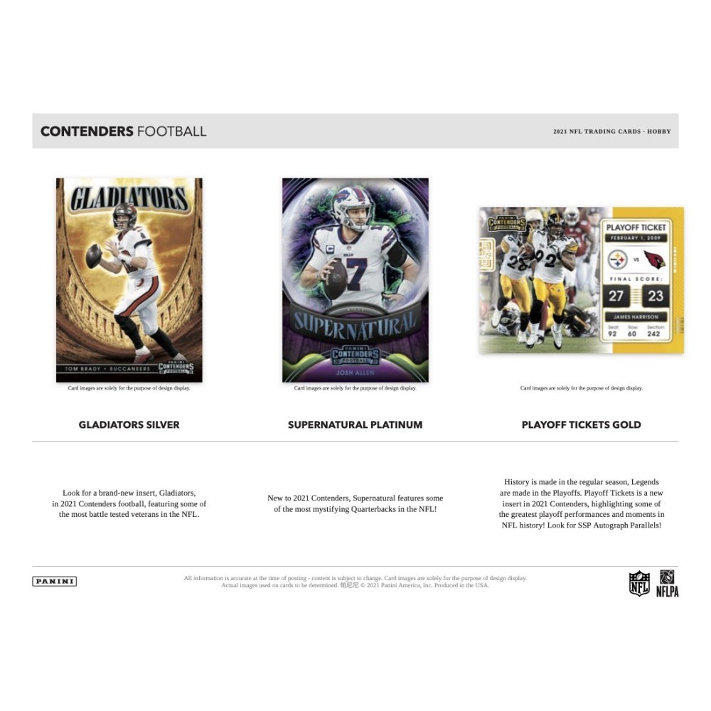 2021 PANINI CONTENDERS FOOTBALL HOBBY BOX (Ships Sealed) » Dynasty