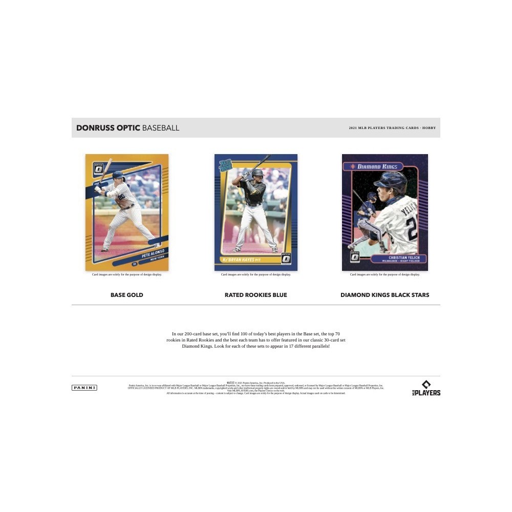 2020 Panini Donruss Optic Choice Baseball Hobby Box — Baseball 365