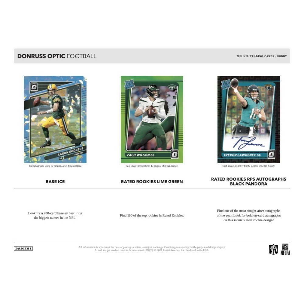 2021 Panini Donruss Optic Football Hobby Box