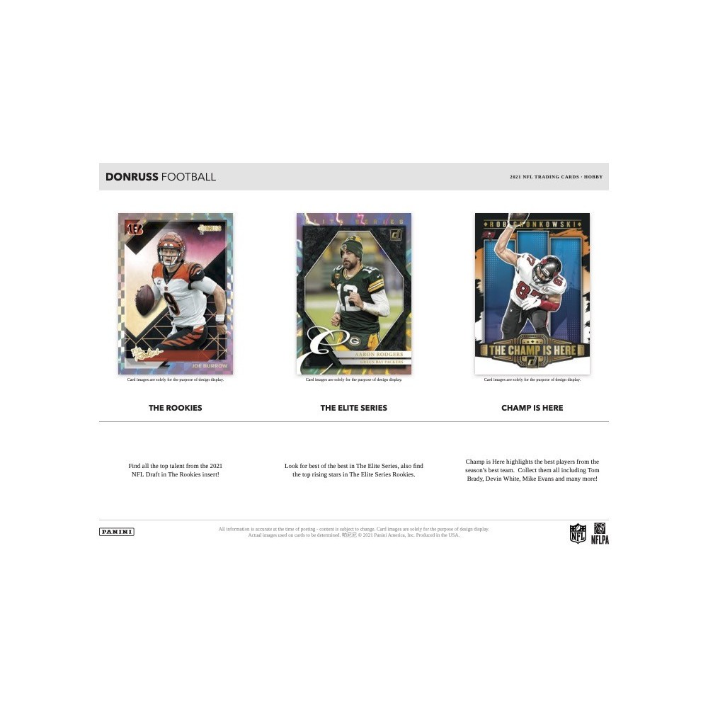 2020-2021 Donruss NFL Football Trading Cards are here!