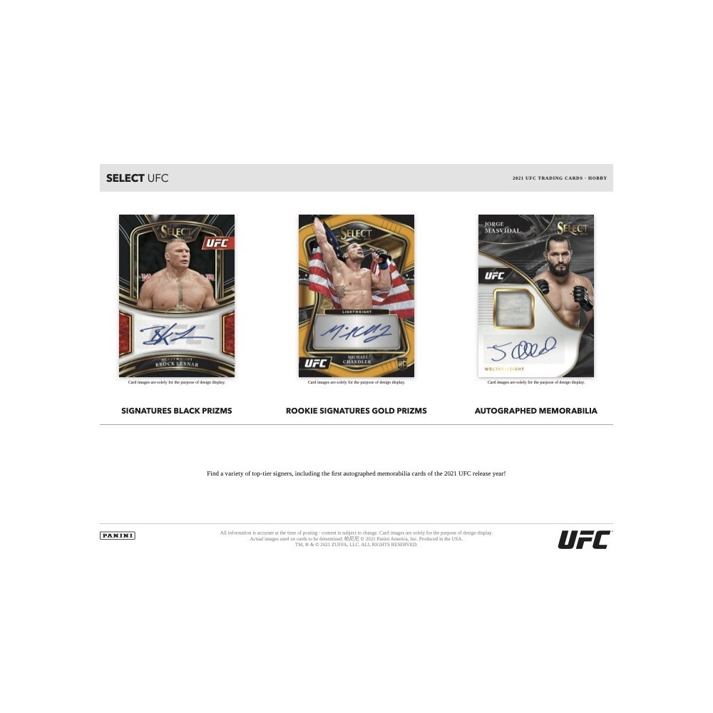 2023 Panini Select UFC Checklist, Hobby Box Info, Release Date