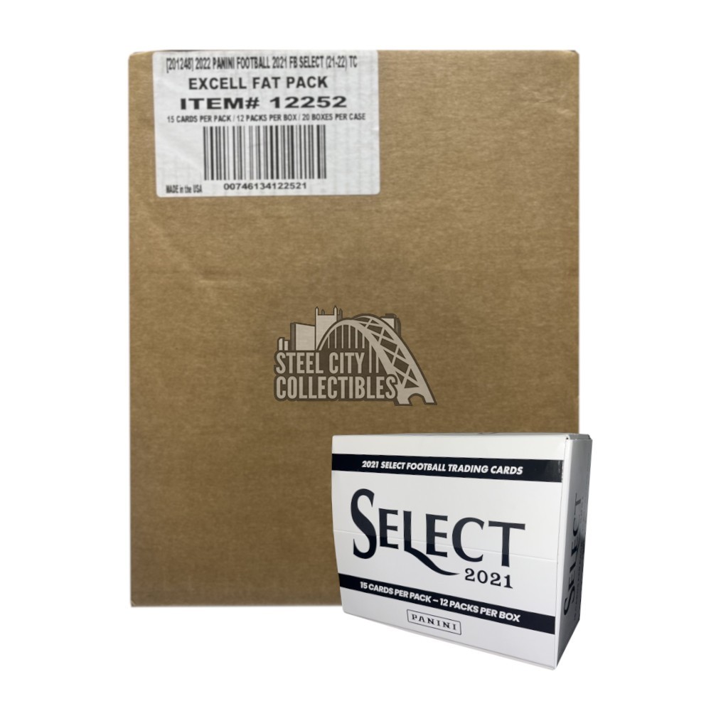 2021 Panini Select Football Jumbo Value Pack 20 Box Case Silver Prizms Steel City Collectibles 