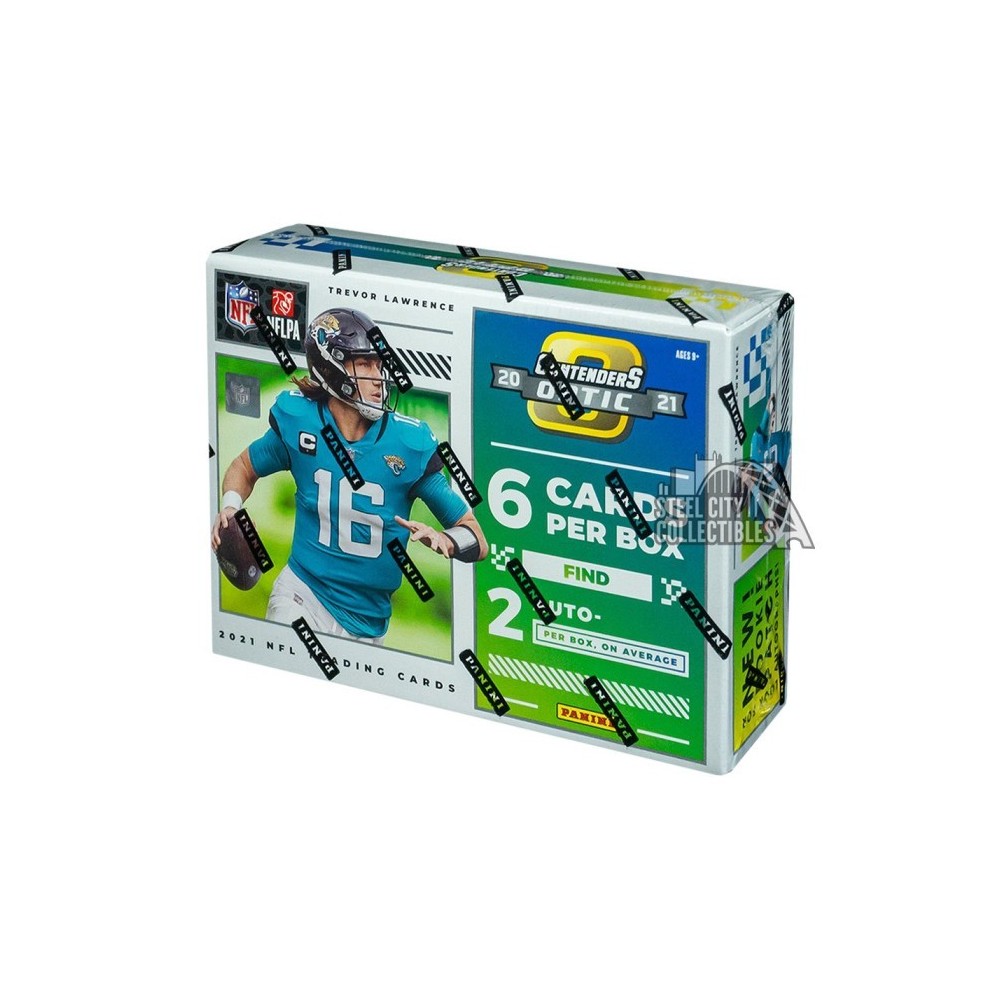 2021 Panini Contenders Optic Football Hobby 5-Box Random Division Group ...