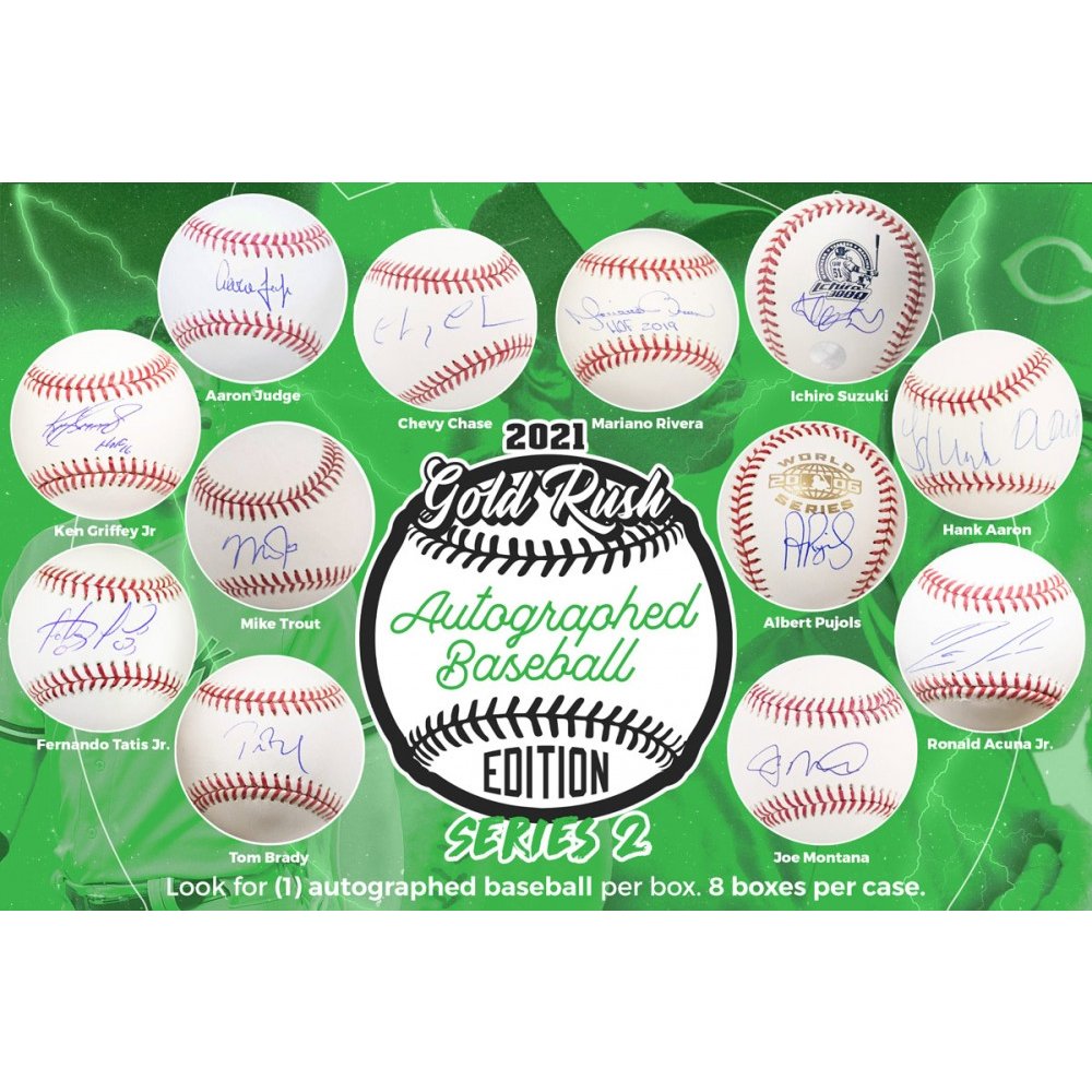 2019 Gold Rush Autographed Baseball Jersey Edition Box