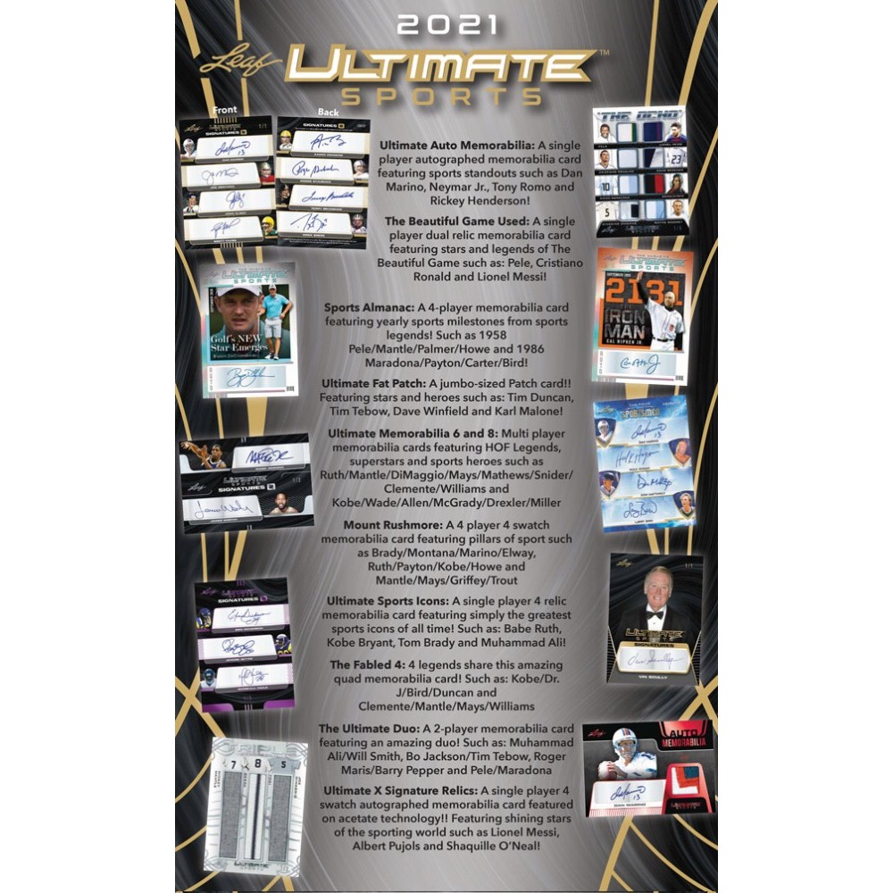 2021 Leaf Ultimate Sports Hobby Box