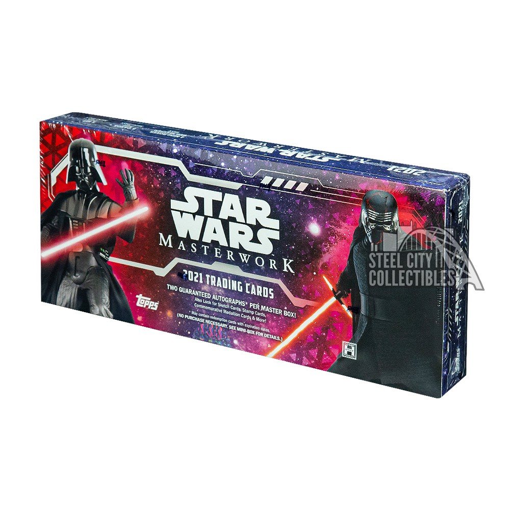 2021 Topps Star Wars Masterwork Hobby 8-Box Case