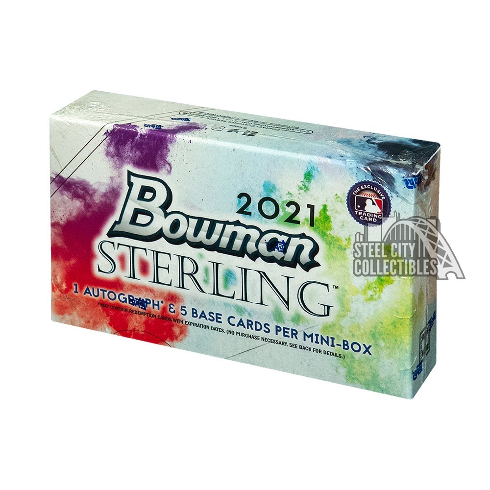 2021 Bowman Sterling Baseball Hobby Mini Box Steel City Collectibles