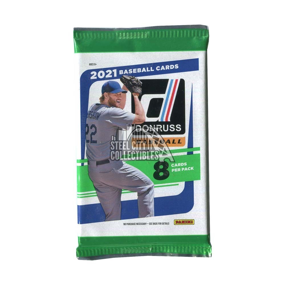 2021 Panini Donruss Baseball Mega Pack Steel City Collectibles