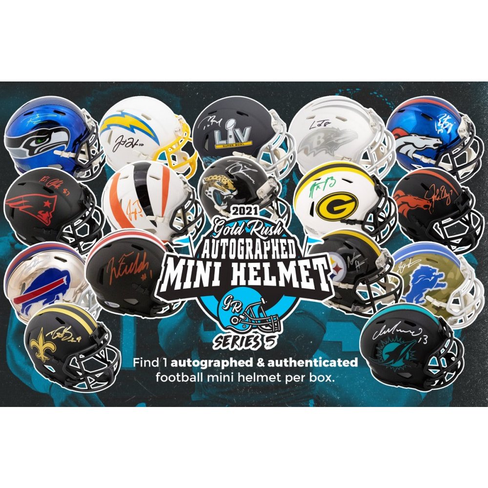 Press Pass Collectibles 2022 Mystery Mini Helmet Mystery Box - Series 5  (Limited to 50)