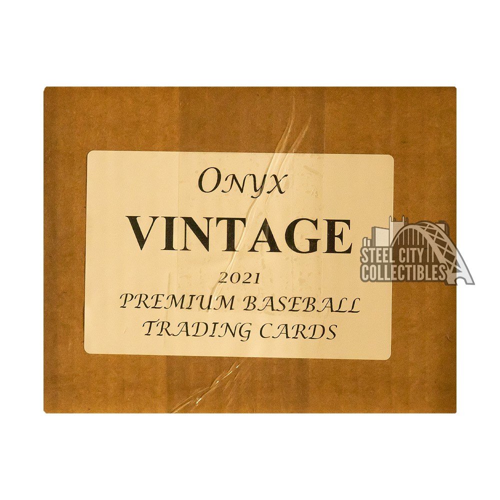 2021 Onyx Premium Baseball Collection 24Box Case Steel City Collectibles