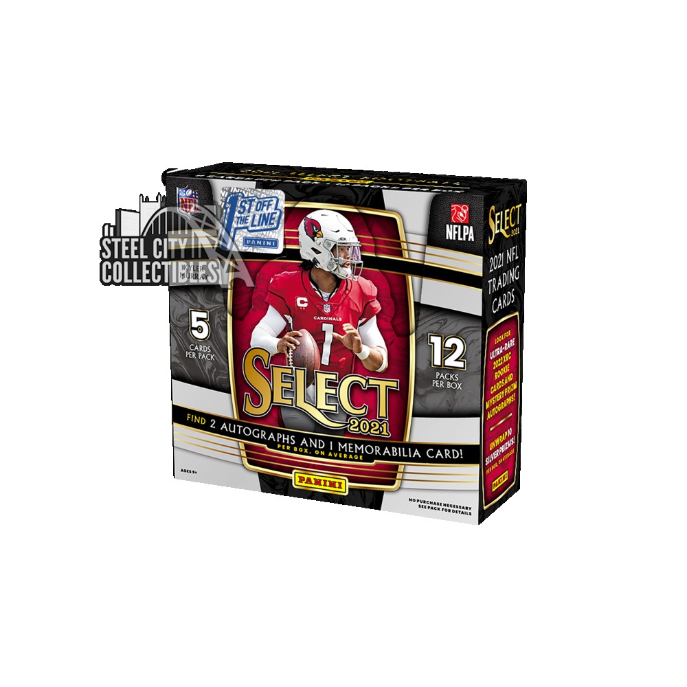 2021 Panini Select Football Hobby 12-Box Case - 1st Off The Line