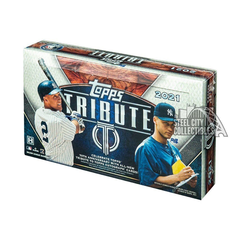 2021 Topps Tribute Baseball Hobby Box Random Pack Group Break 7