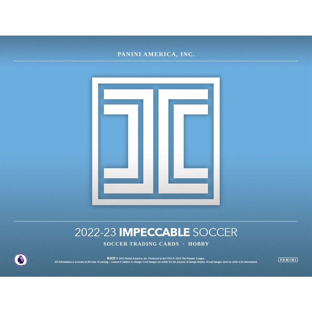 202223 Panini Impeccable Soccer Hobby 3Box Case Steel City Collectibles