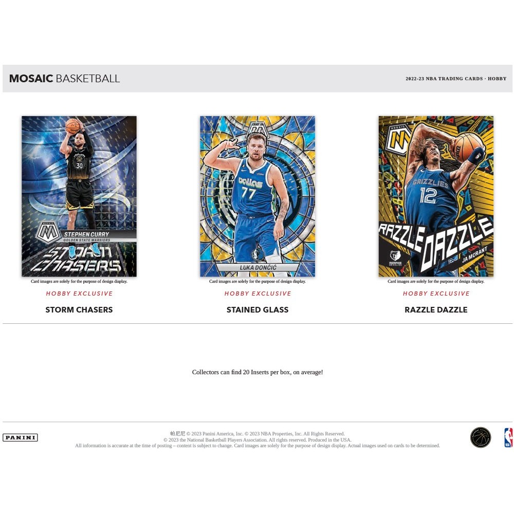 2022-23 Panini Mosaic Basketball Hobby Box