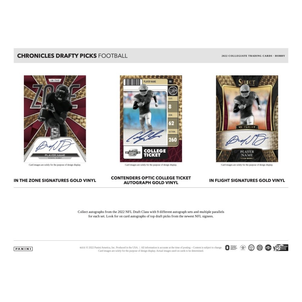 2021 Panini Chronicles Draft Picks Football Hobby box – hobbyshop812