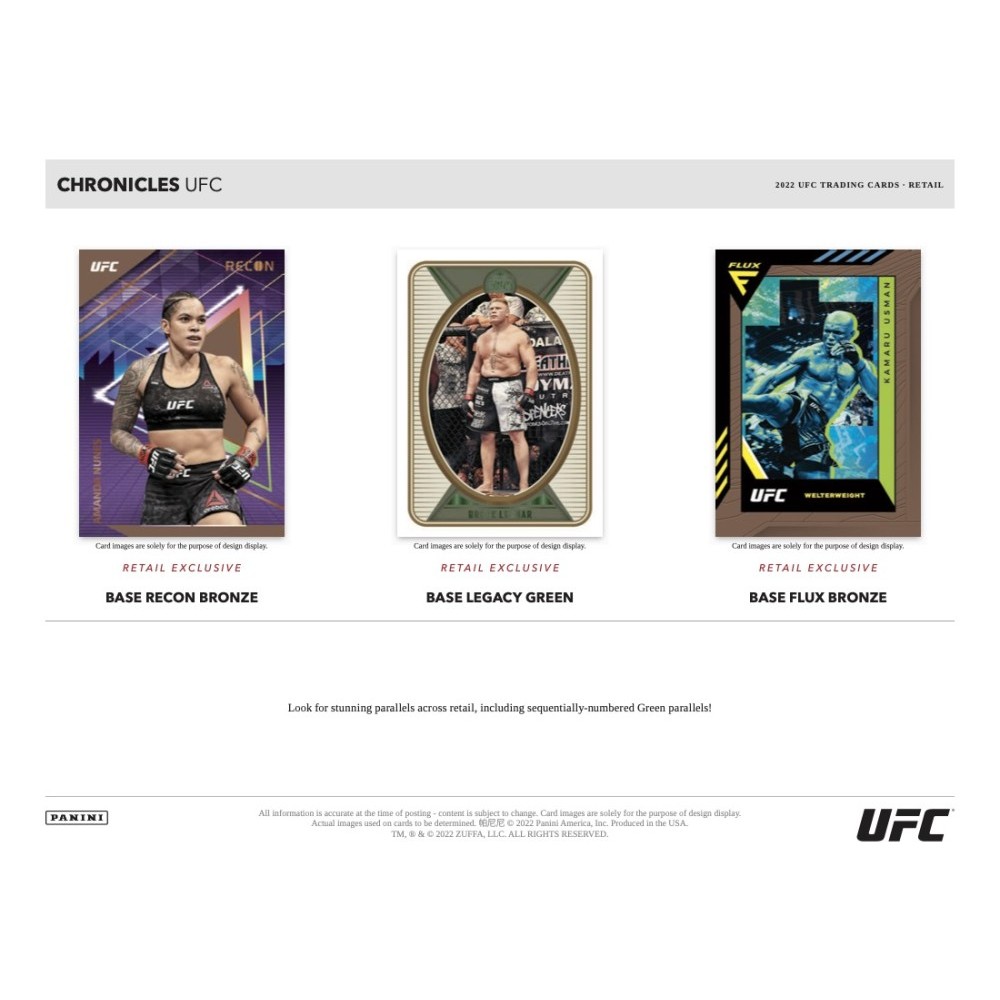 UFC Panini purchases Chronicles Blaster Boxes