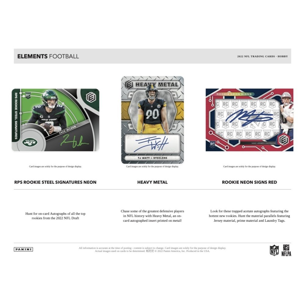 2019 Panini Elements Football Hobby Box