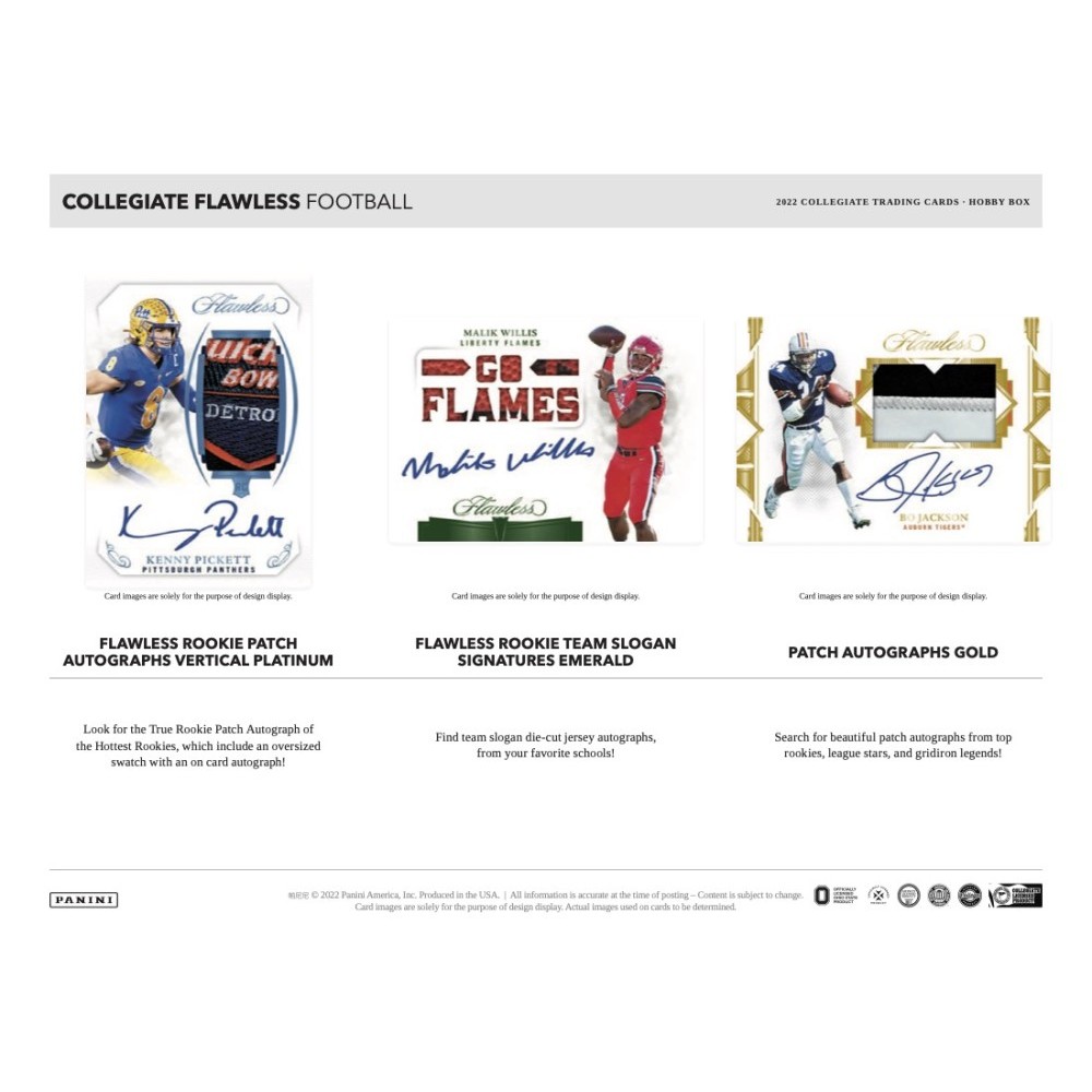 2022 Panini Flawless Football Checklist