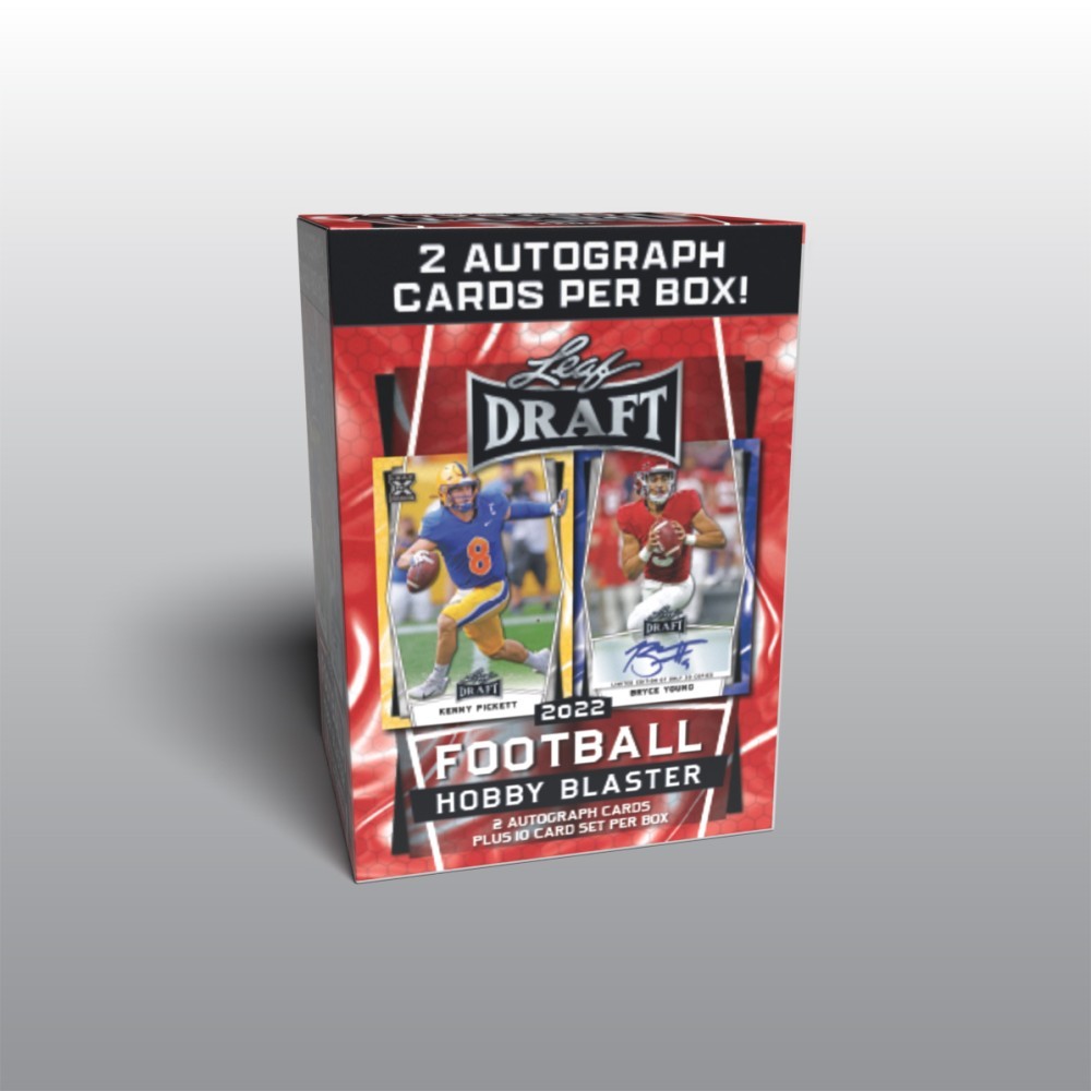 2022 Leaf Draft Football Cards and Rookie Cards